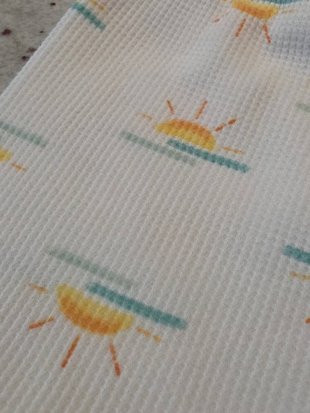 Carters 4T White Kids' Sunrise‎ Pajama Set nwot